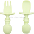 Silicone Baby Mini Fork Spoon